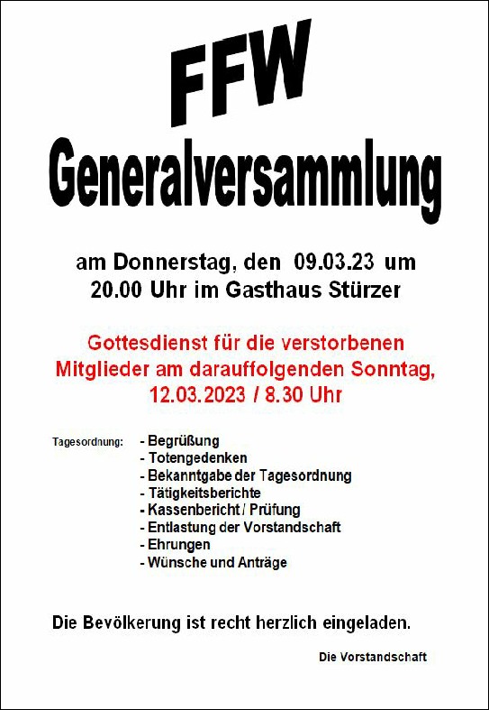 Feuerwehr Haunzenbergersöll